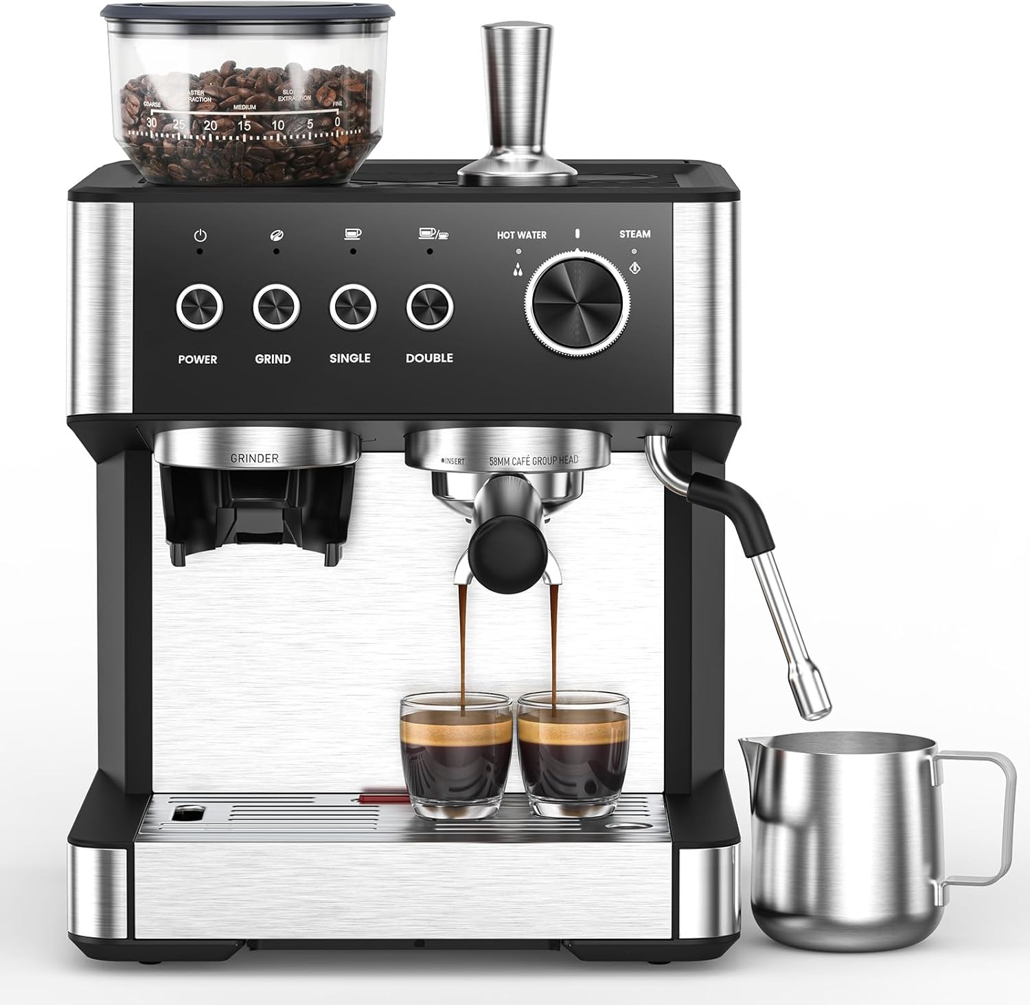 Electactic Espresso Machine with Grinder