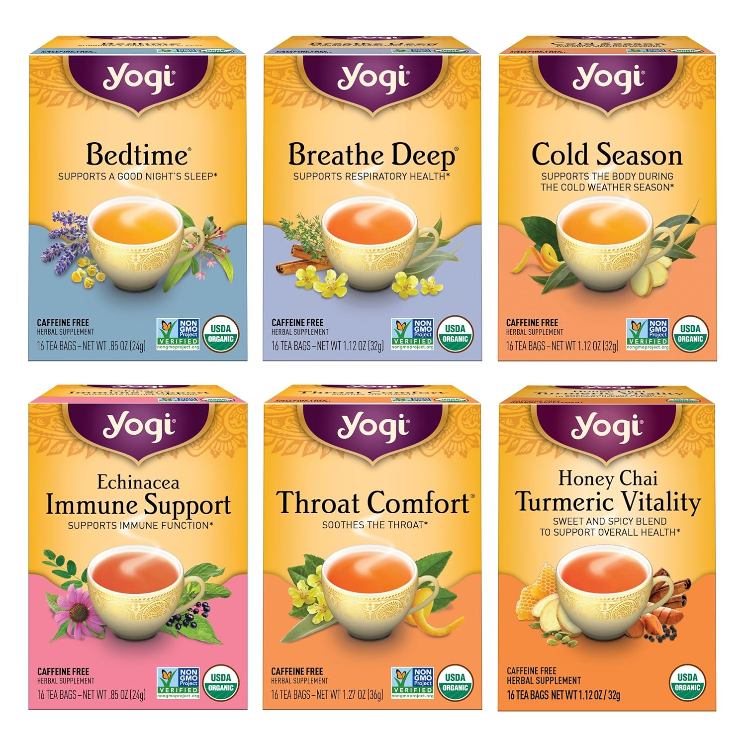 Yogi Tea Get Well Variety Pack