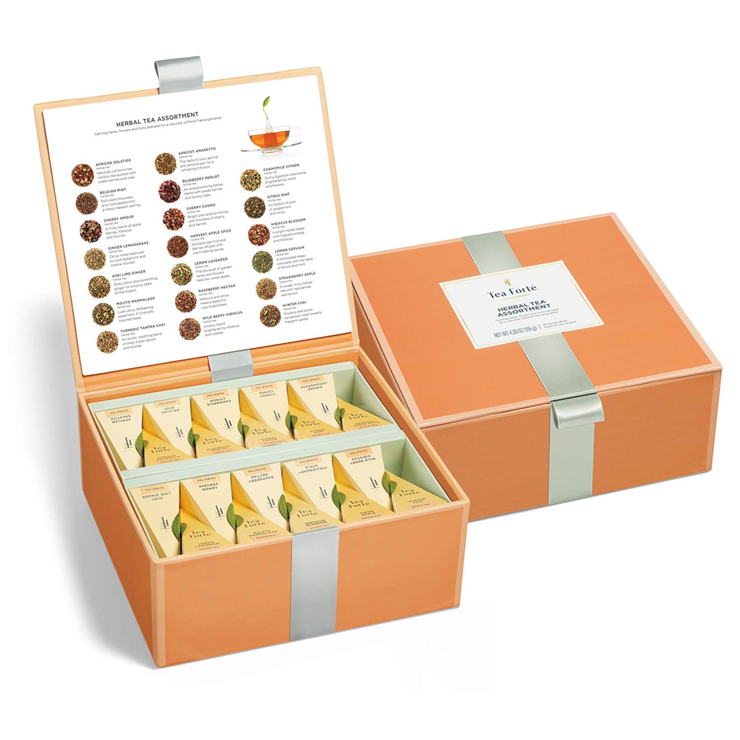 Tea Forte Herbal Tea Assortment Tea Chest