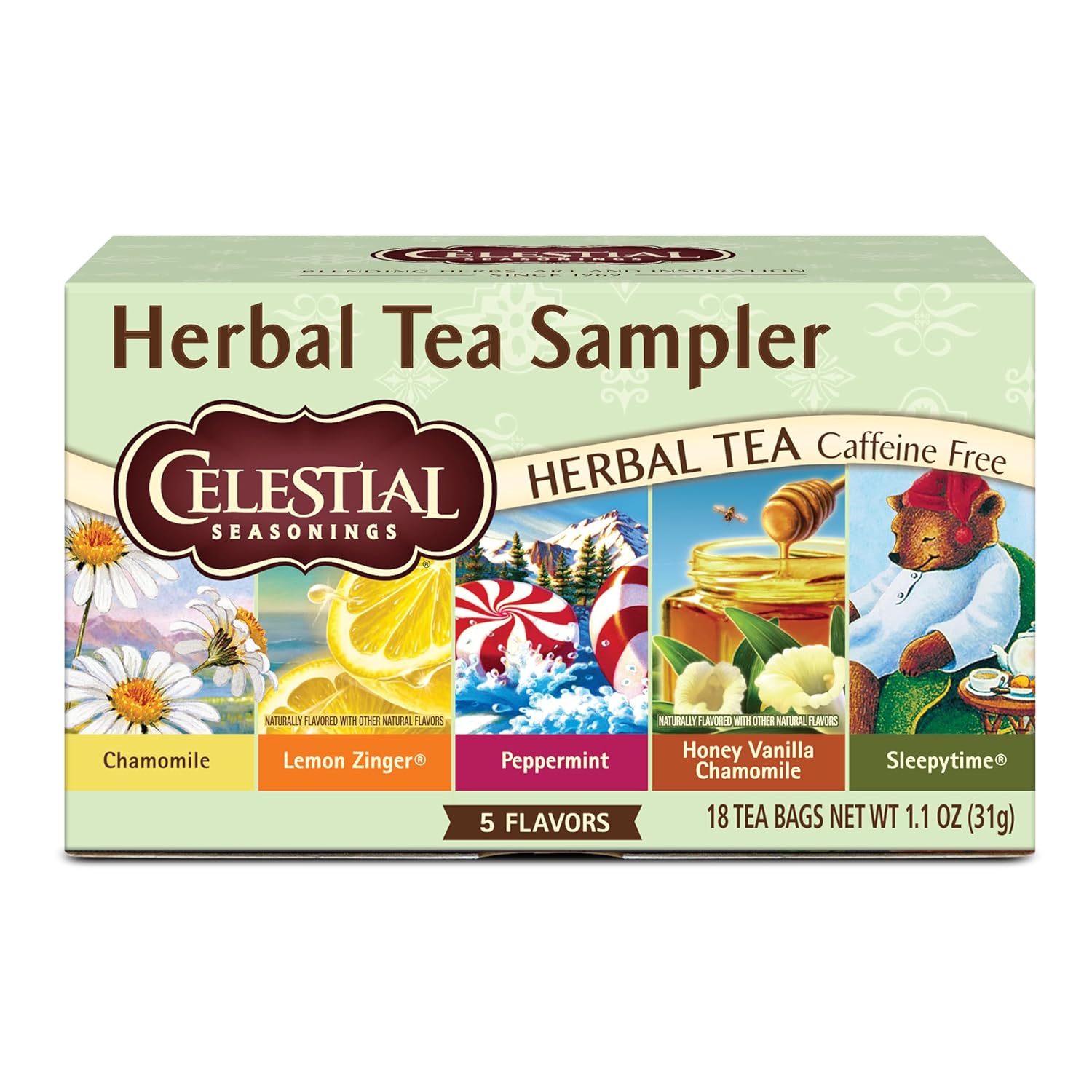 Celestial Seasonings Herbal Tea Sampler Variety Pack