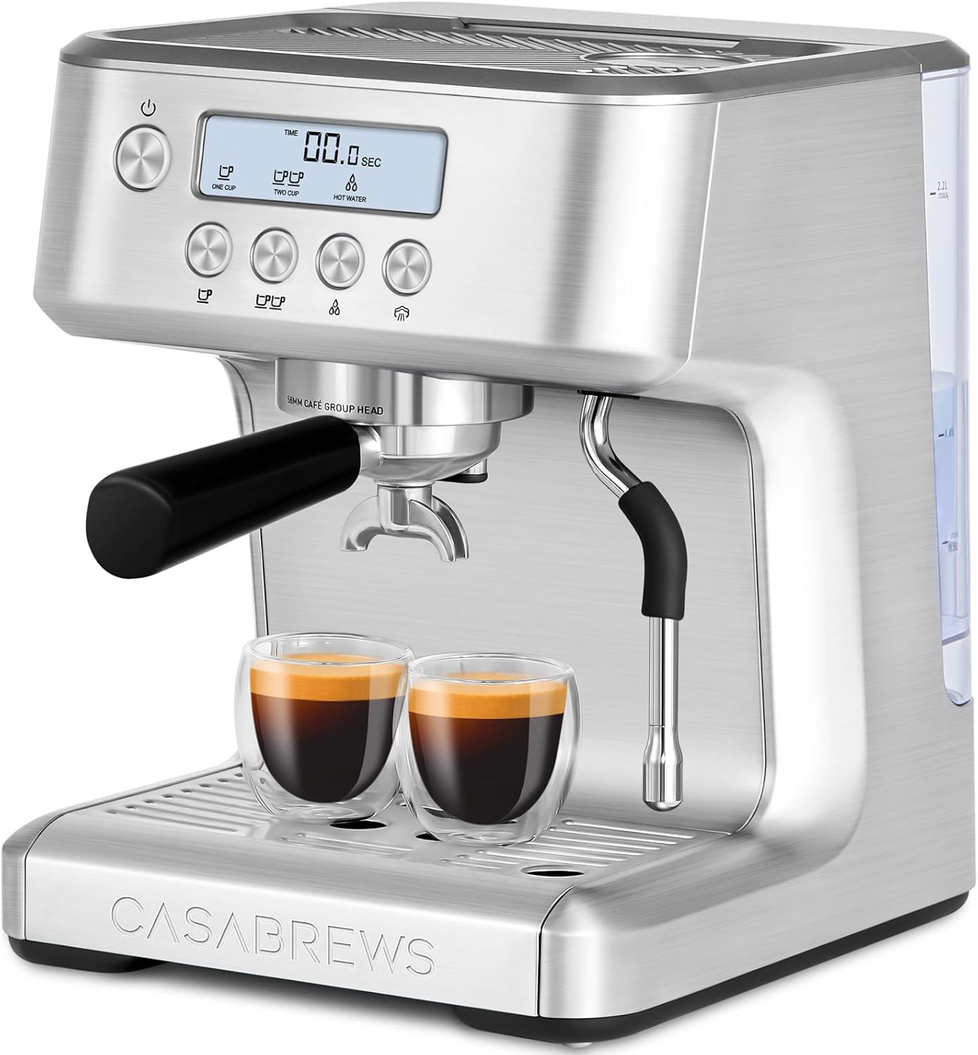 CASABREWS Espresso Machine with LCD Display