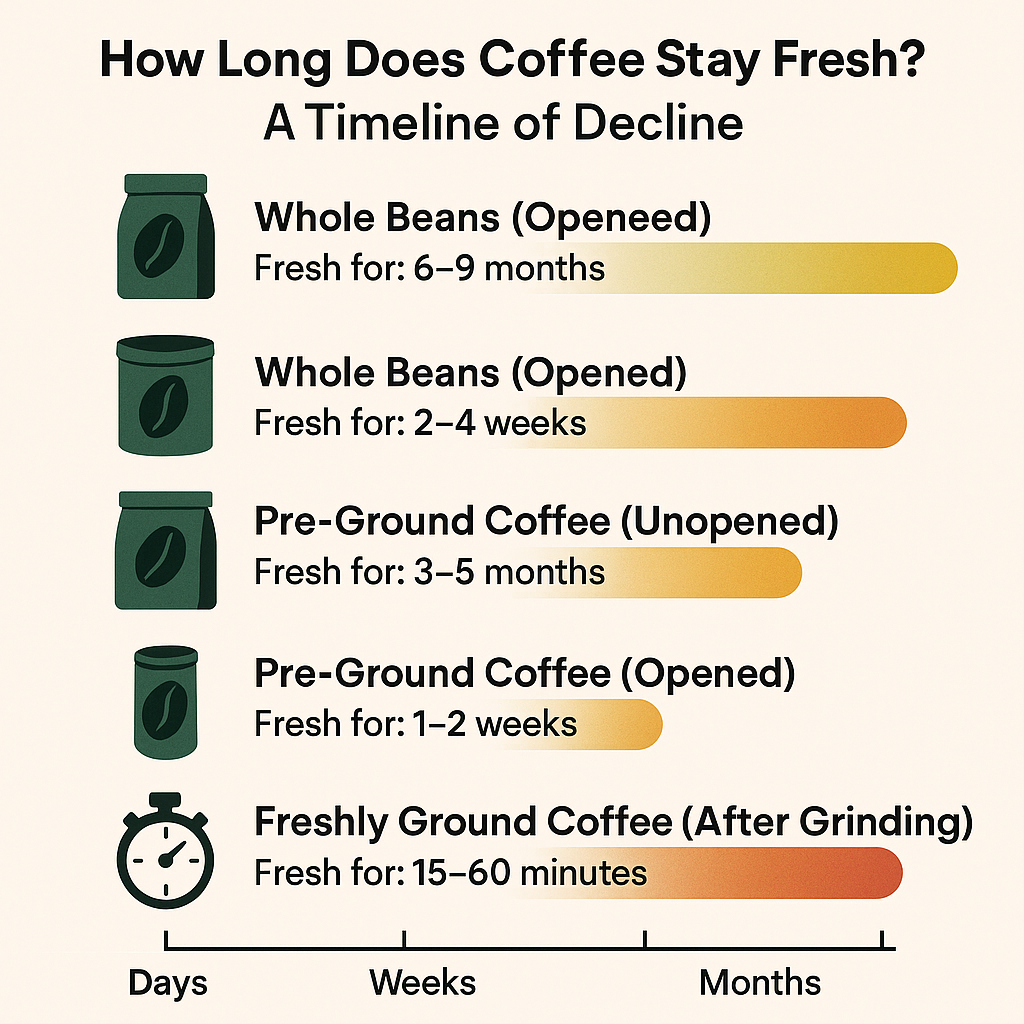 How Long Does Coffee Last? Store Coffee & Grind Coffee to Stay Fresh