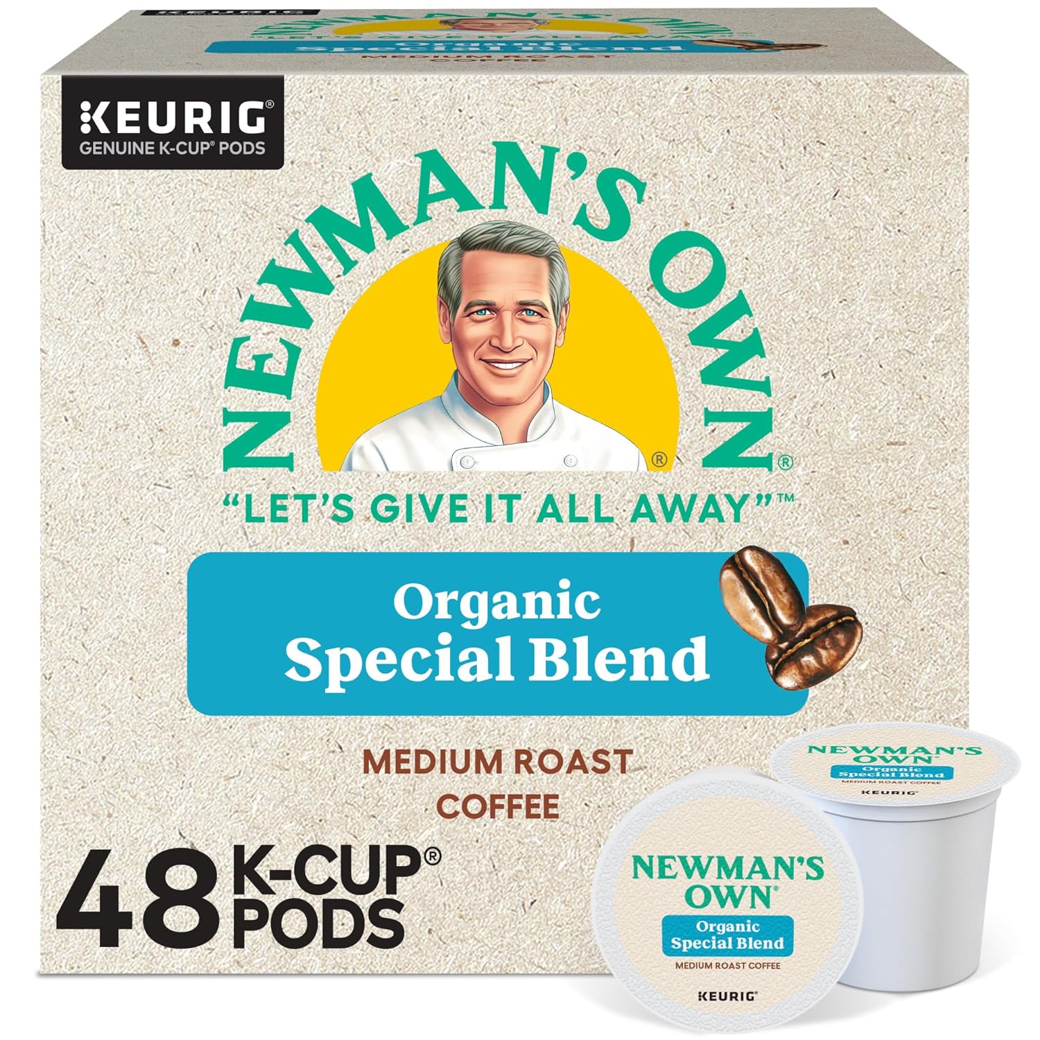 Newman's Own Organics Special Blend, Single-Serve Keurig K-Cup Pods