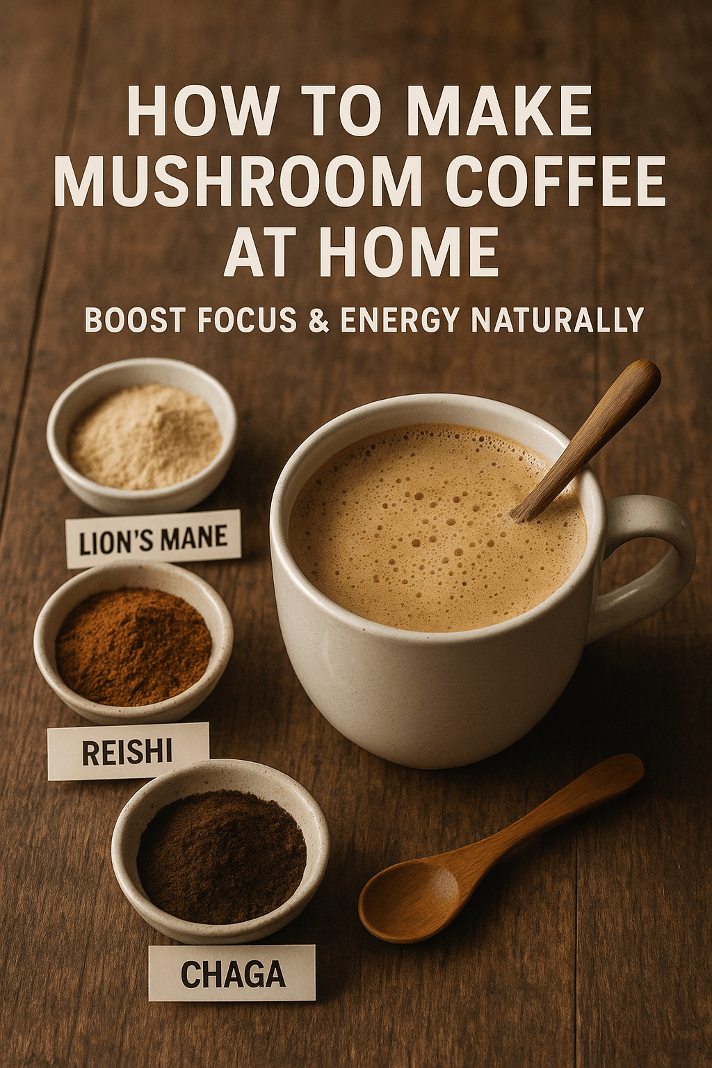 🍄 How to Make Mushroom Coffee at Home (Expert Guide)